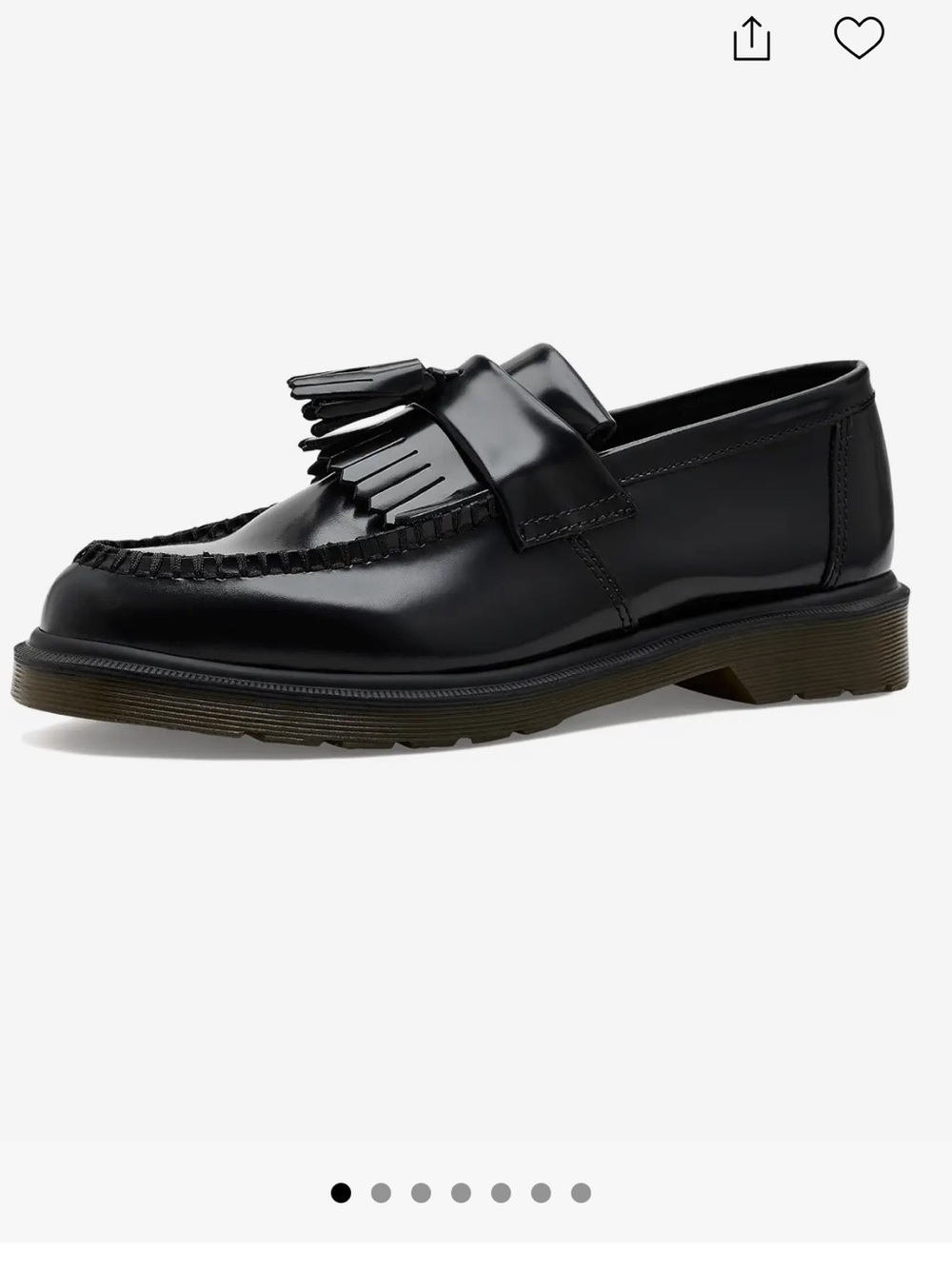 Dr. Martens Black Adrian Tassel Loafer